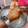 Start manicure with a gentle hand wash